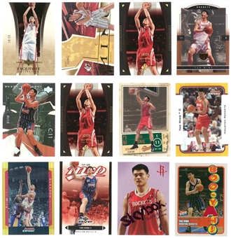 2003-04 Upper Deck & Assorted Brands Yao Ming Serial-Numbered Card Collection (12 Different) Featuring Refractor Examples!